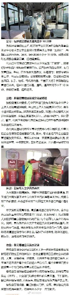 哈市环卫、物业、公共、出租行业落实疫情防控举措